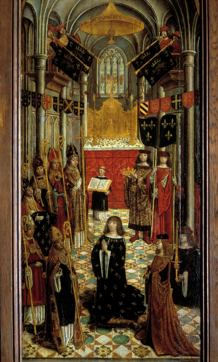 Le sacre de Louis XII (1462-1515) à la cathédrale de Reims le 27 mai 1498 - French School
