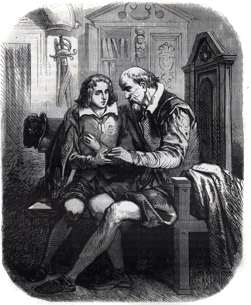 Les péchés du pape Pie II (Enea Silvio Piccolomini, Énée Sylvius) - French School