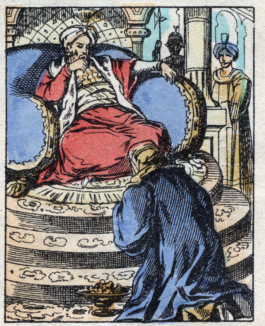 Le sultan est émerveillé par les diamants qu