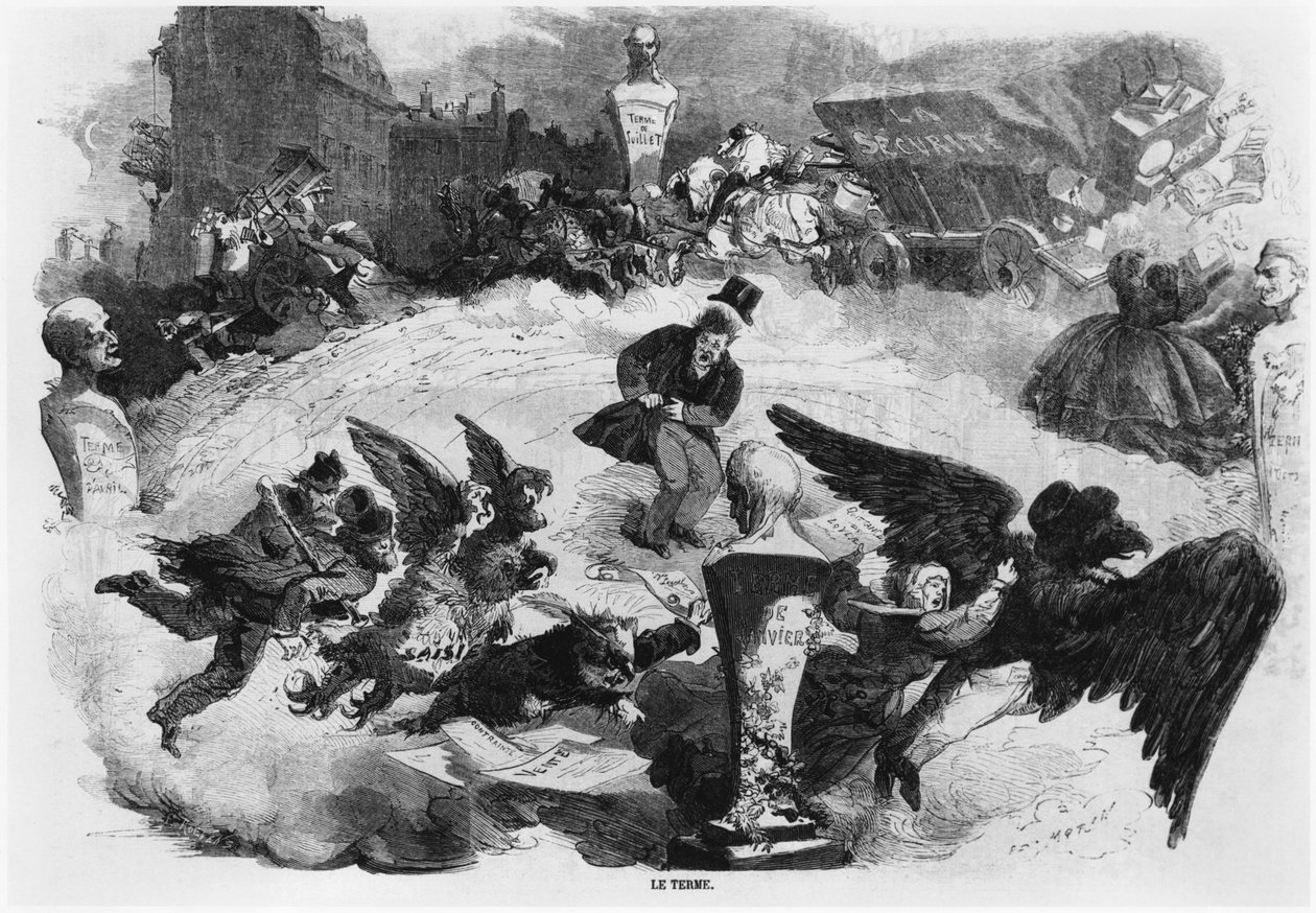 Le terme, vers 1860 - French School