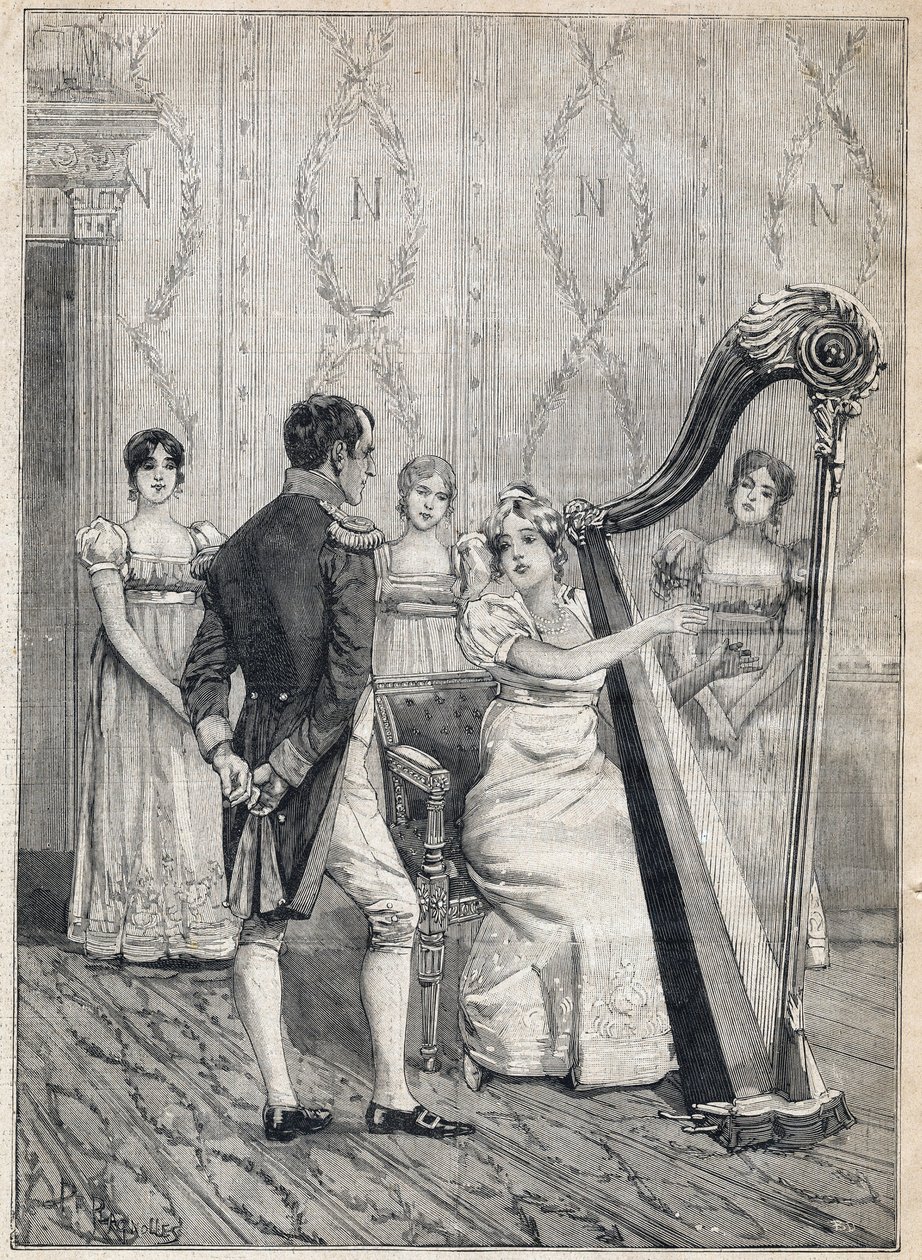 Théâtre de la Porte Saint-Martin où une pièce intitulée « Napoléon » est jouée, dans « Le Petit Parisien » le 17/12/1893 (gravure) - French School