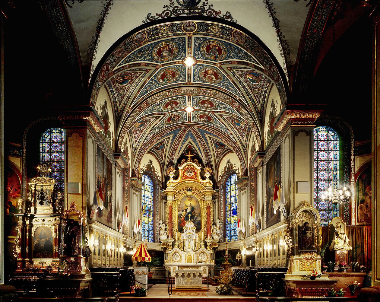 Thierenbach (68) - intérieur de la Cathédrale Notre-Dame de l