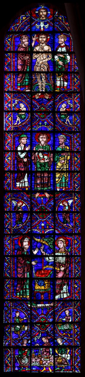 Trois Scènes de la Vie de Saint Jean-Baptiste - French School