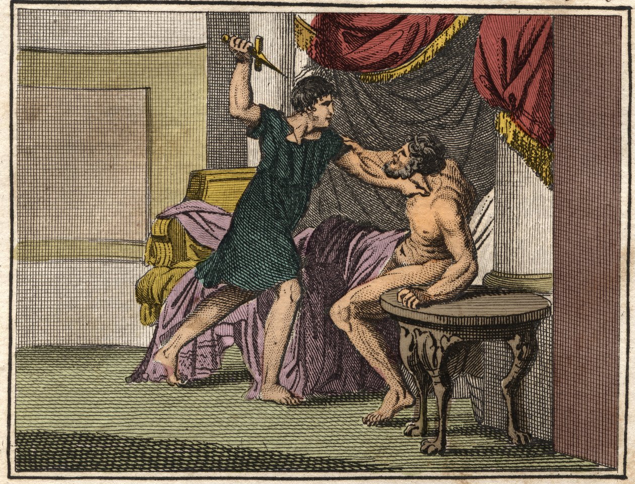 Titus Manlius Torquatus (consul en 347 av. J.-C.) armé d