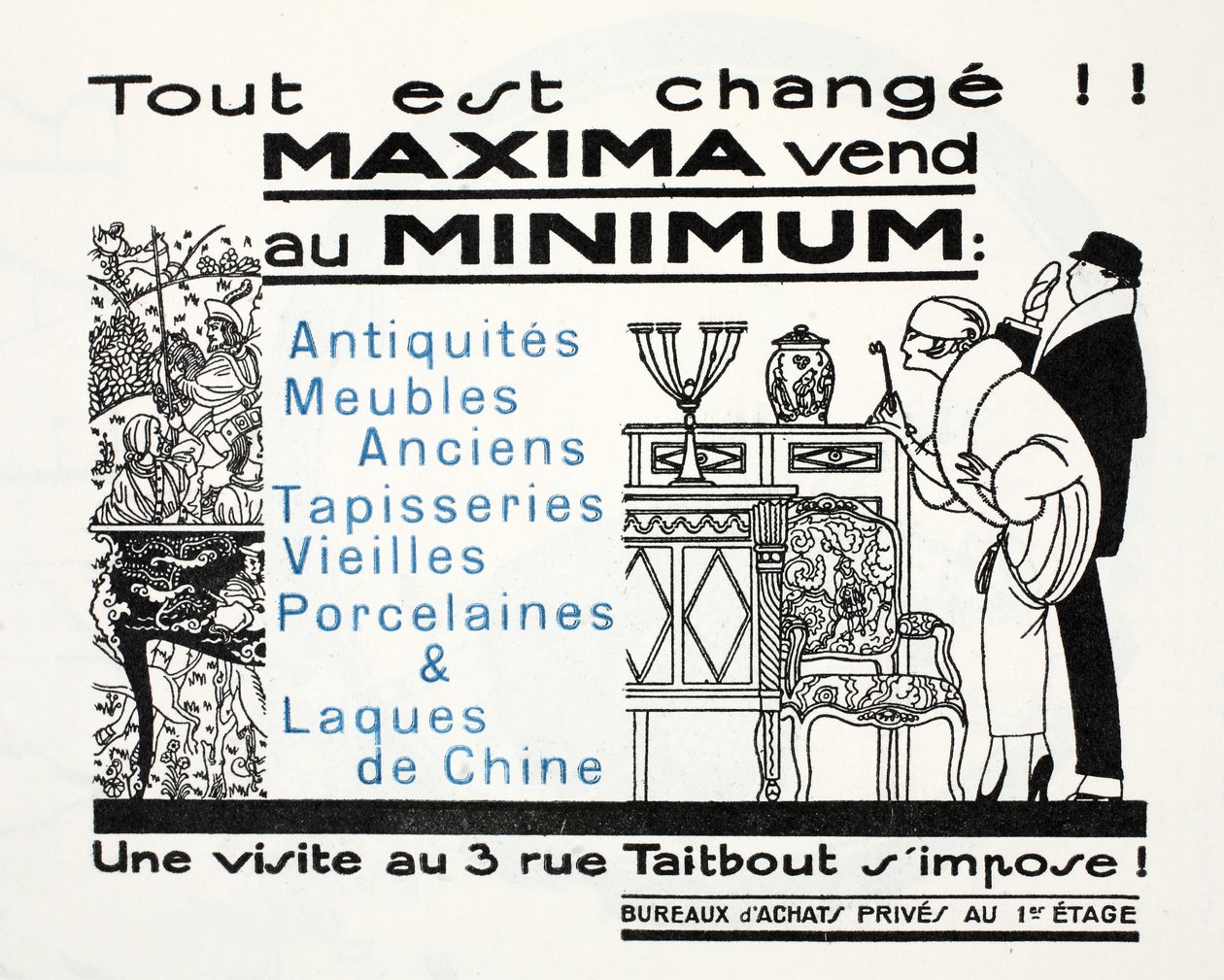 Tout est Change!! - Maxima vend au et Minimum - French School