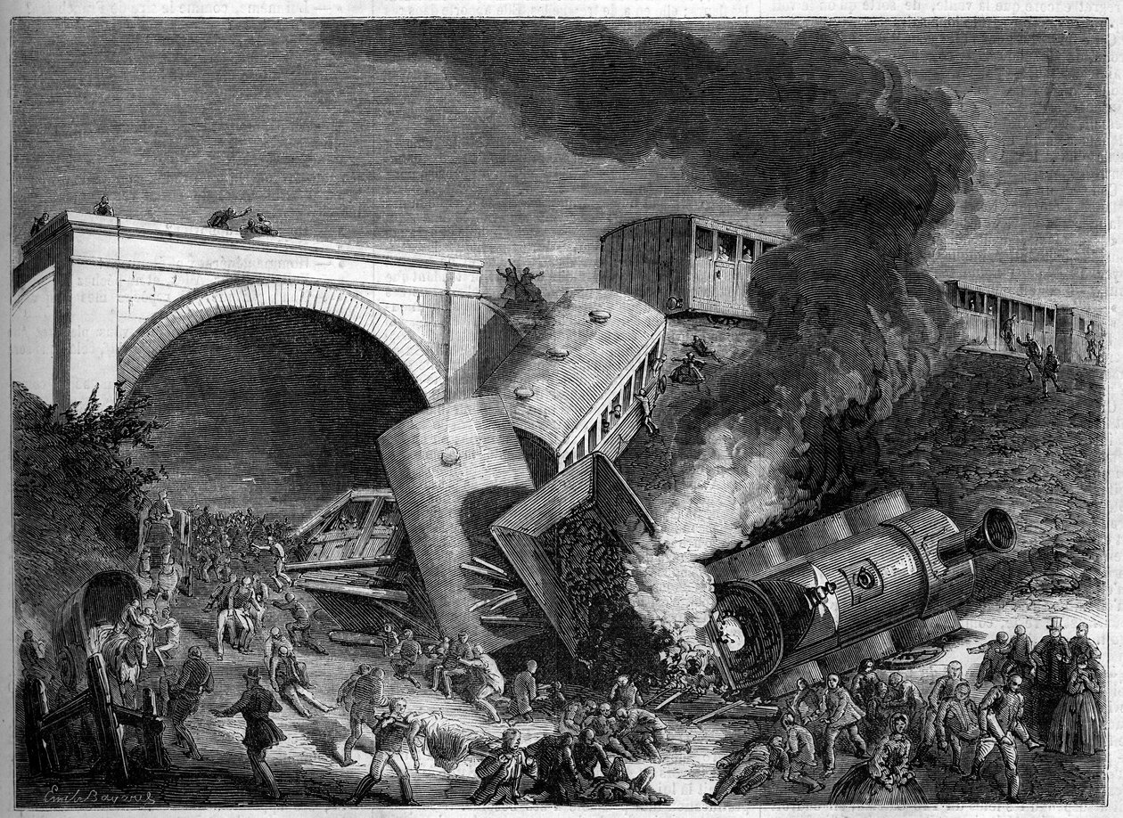 Accident de train sur le Northern Railway de Londres, Angleterre, le 3 septembre - French School