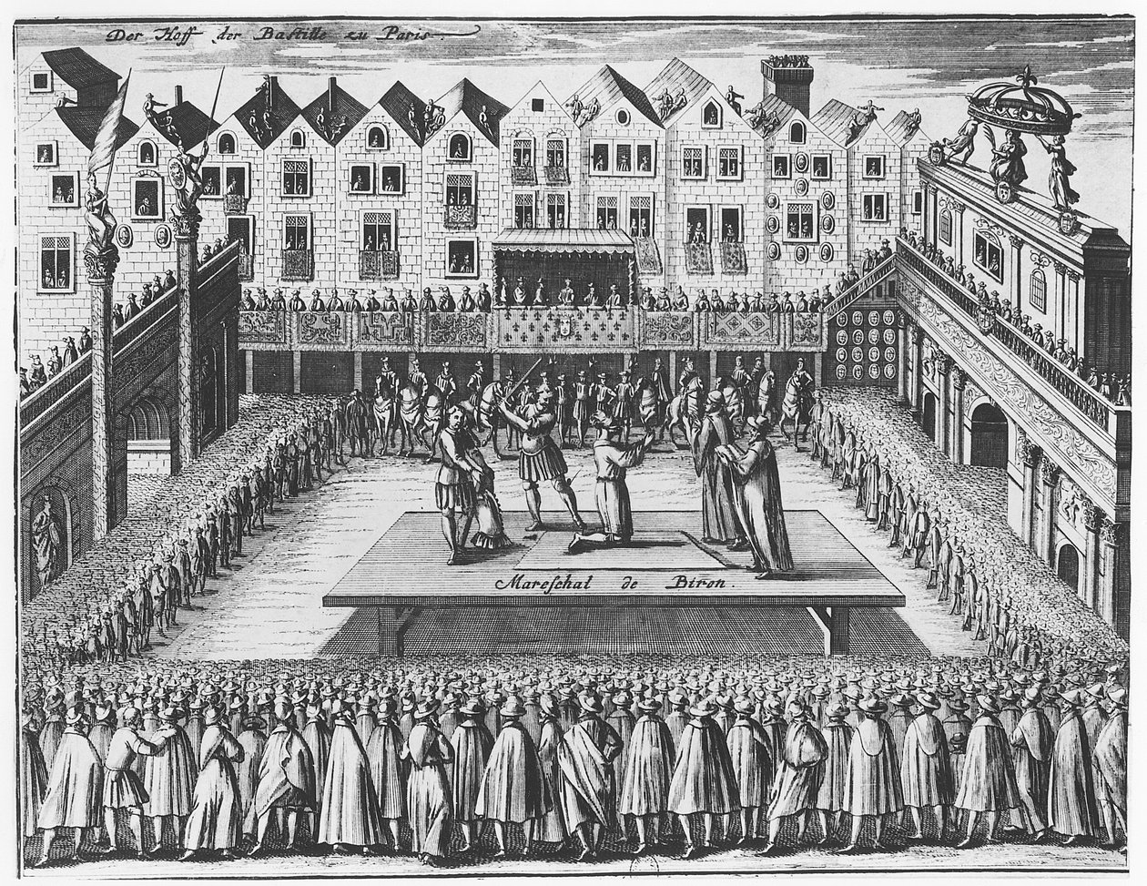 Procès et exécution de Charles de Gontaut, Duc de Biron - French School