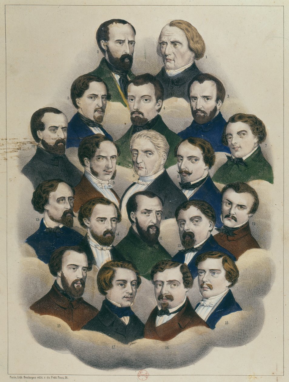 Procès à Bourges des meneurs républicains français de la manifestation à Paris du 15 mai 1848 - French School
