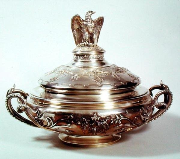 Plat de légumes, Service Napoléon III, 1855 - French School