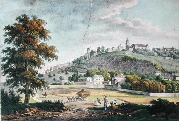 Vue de Montmartre depuis St. Denis - French School