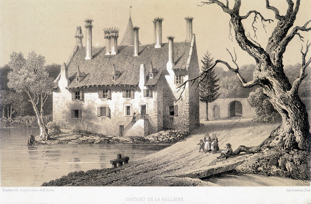 Vue du Château de la Bellière (Côtes-d