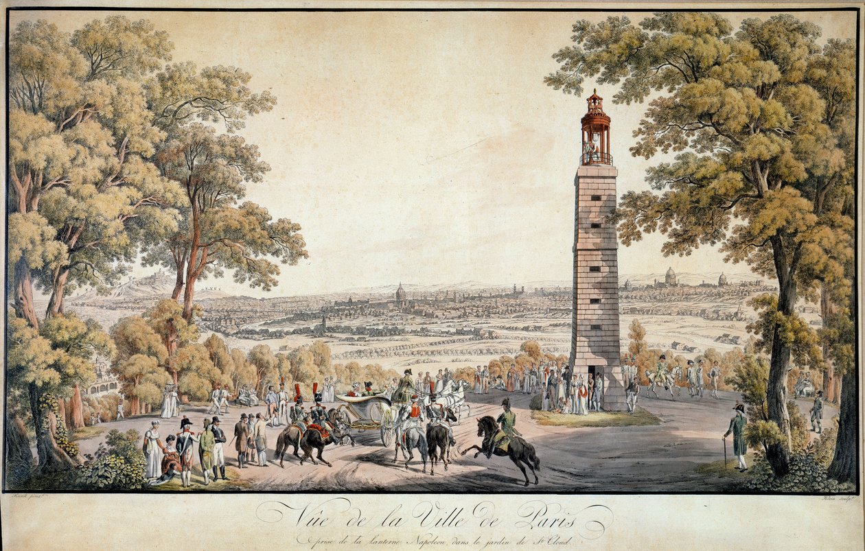 Vue de la ville de Paris, prise de la lanterne ou 