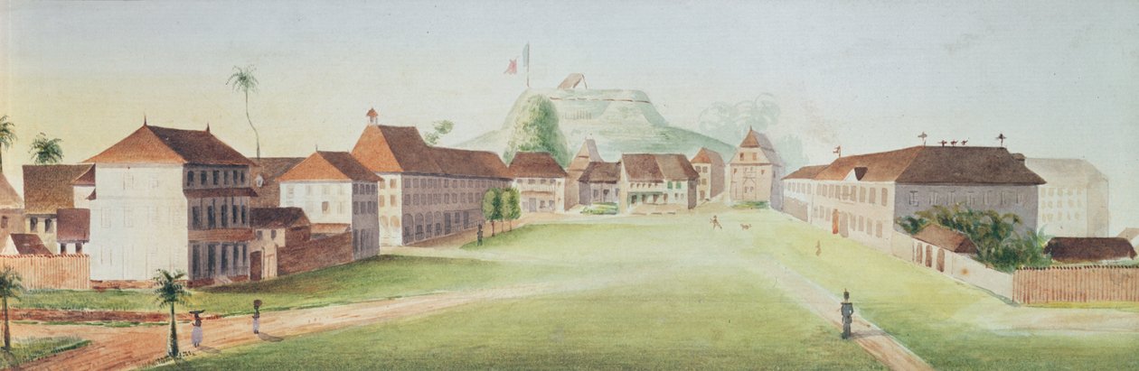 Vue de la caserne d