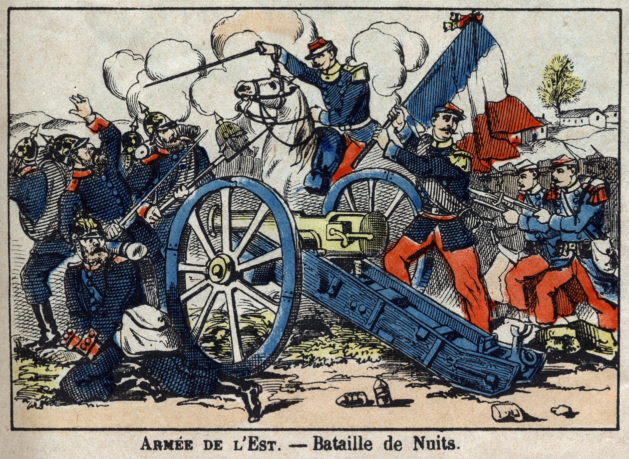 Guerre de 1870 entre la France et la Prusse : Bataille de Nuits-Saint-Georges en Côte-d