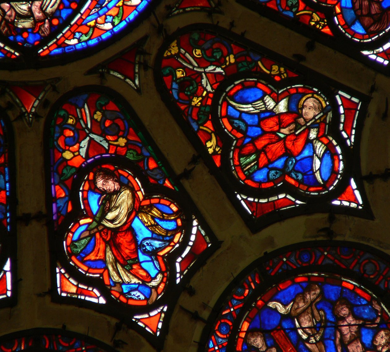 Fenêtre Ww représentant des anges, l