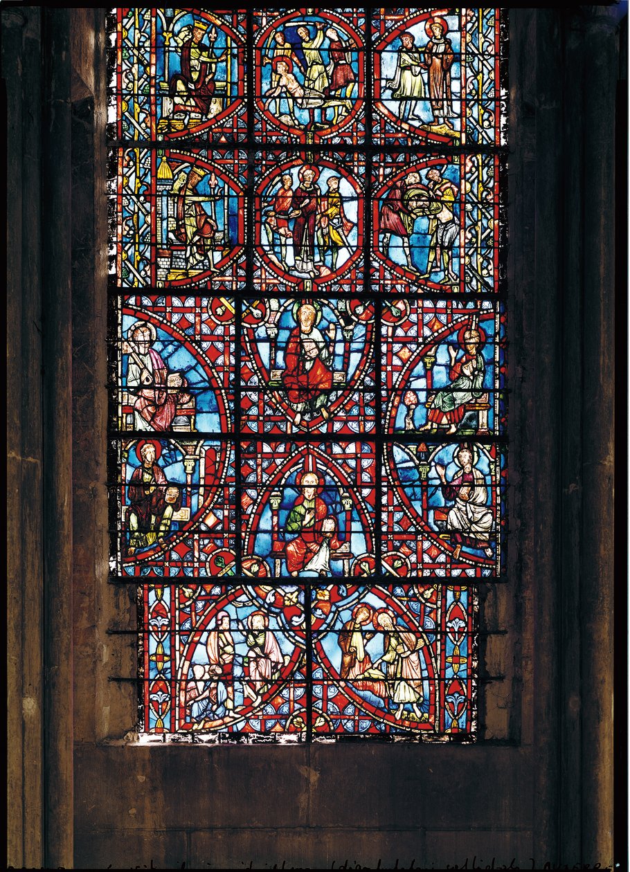 Vitrail du déambulatoire - French School