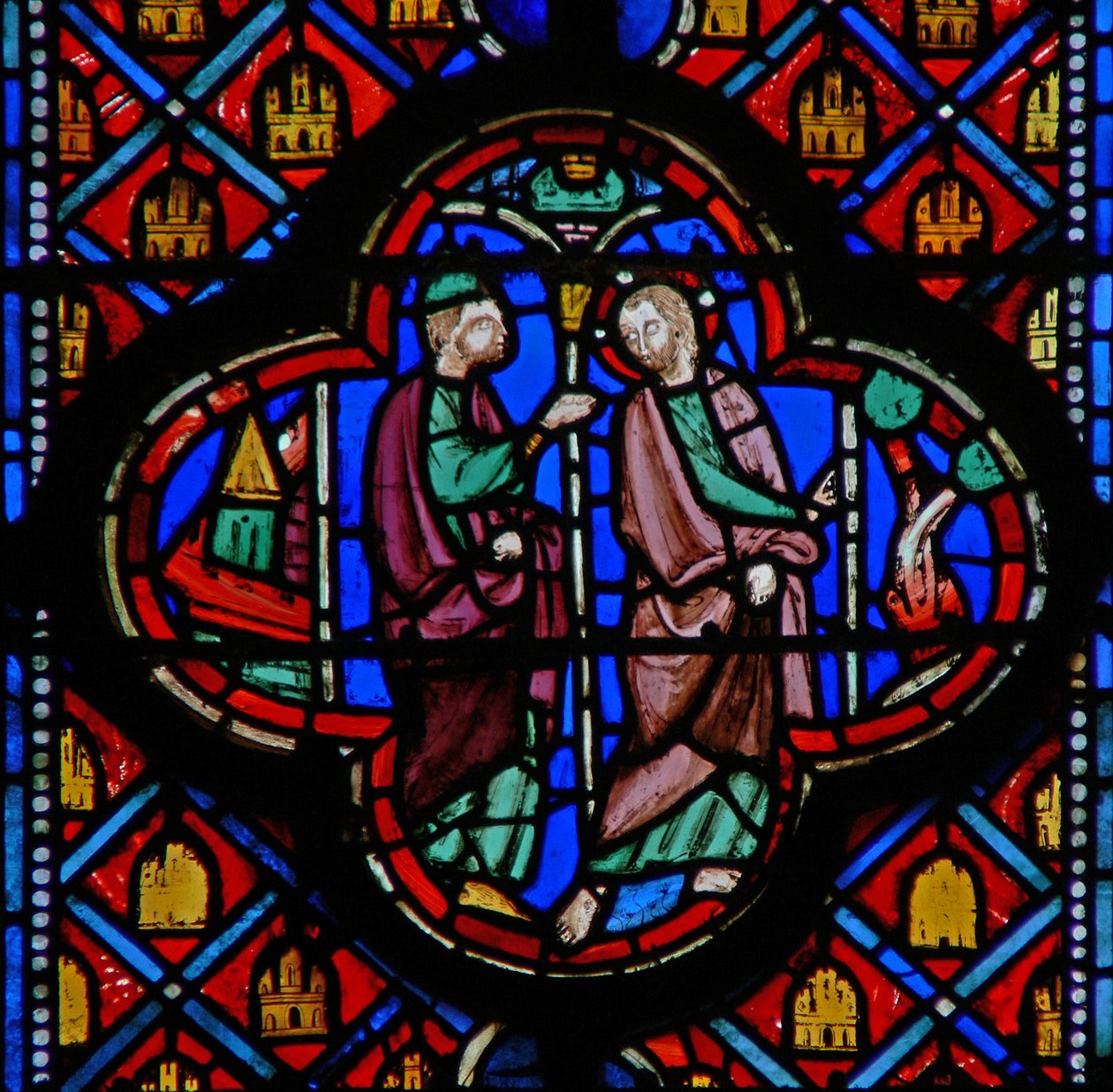 La parabole de la vigne - French School
