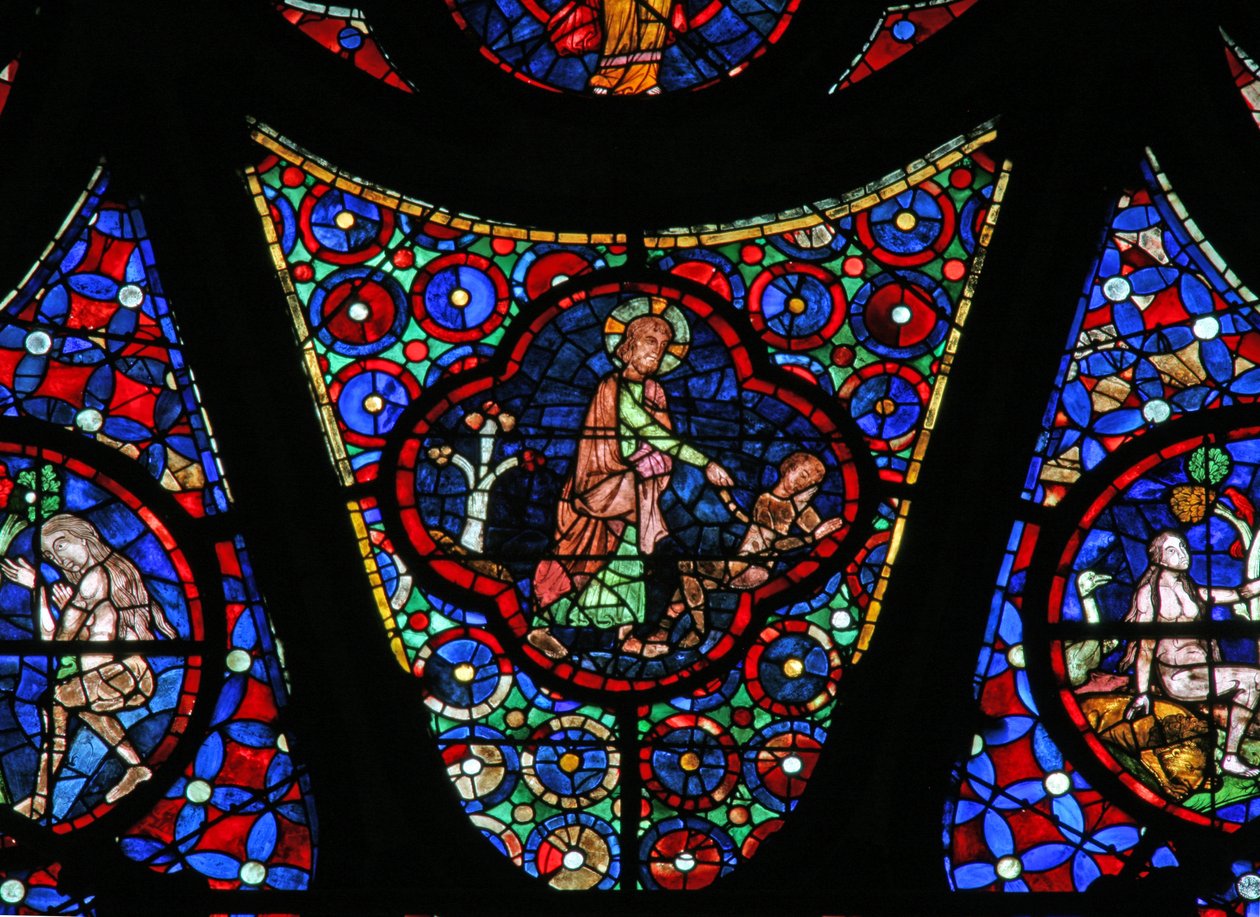 Fenêtre w115 représentant la Création d