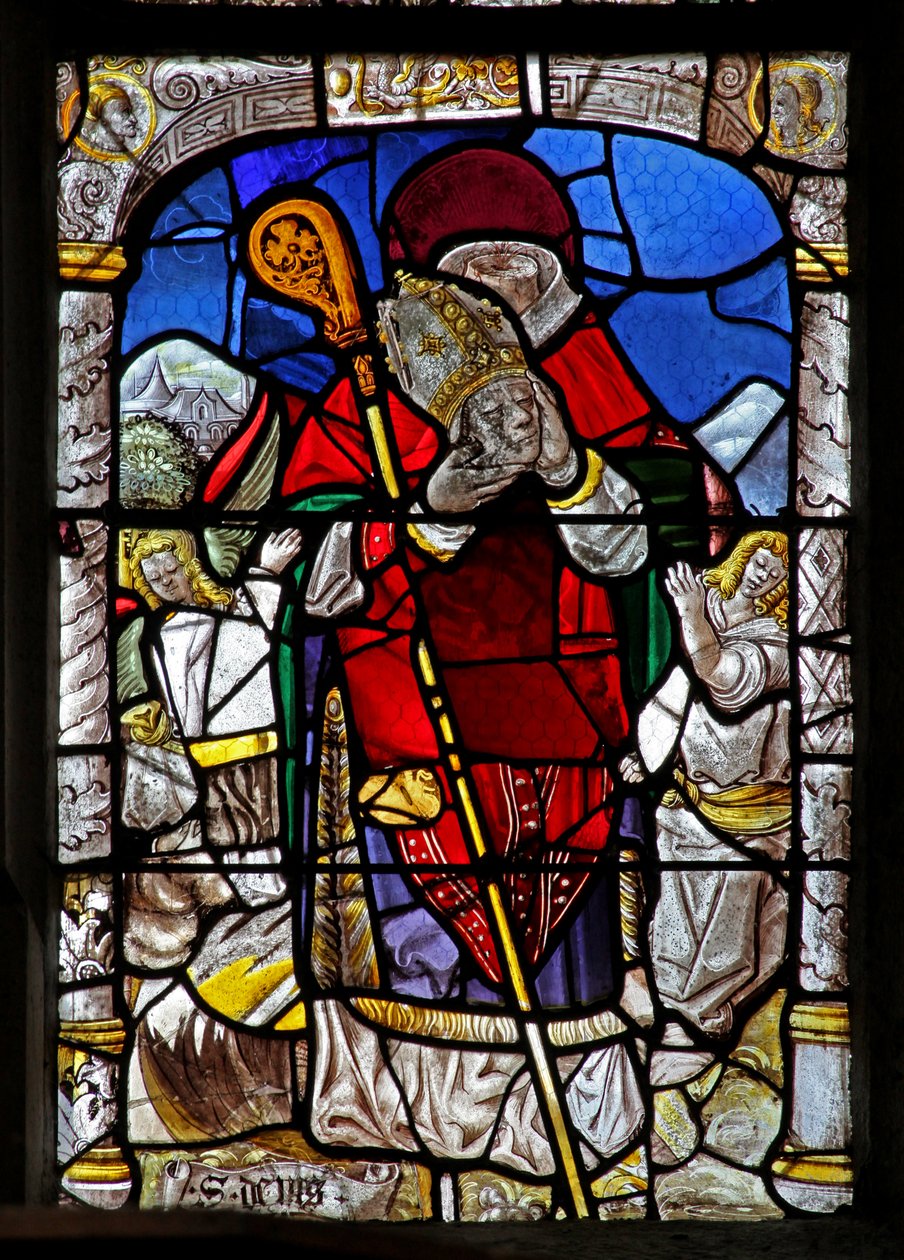 Fenêtre w11 représentant Saint Denis - French School