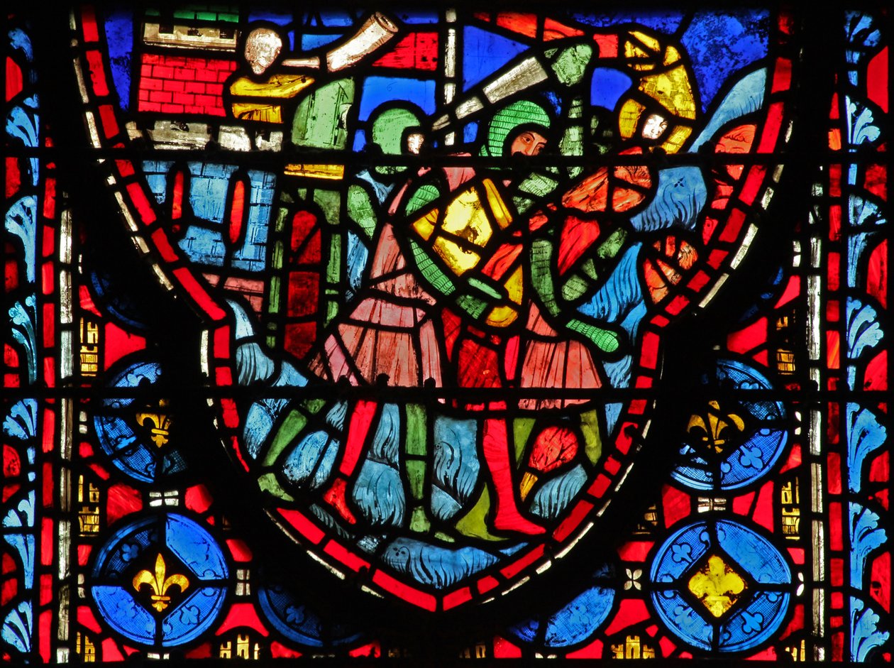 Saintes Reliques : Crésus, roi des Perses, dévaste Jérusalem - French School