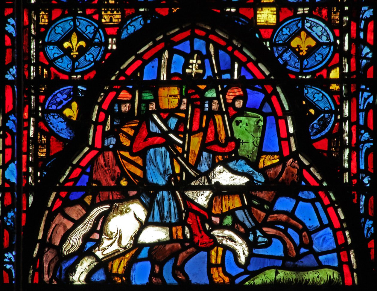 Saintes Reliques : Héraclius retourne à Jérusalem avec la Croix - French School
