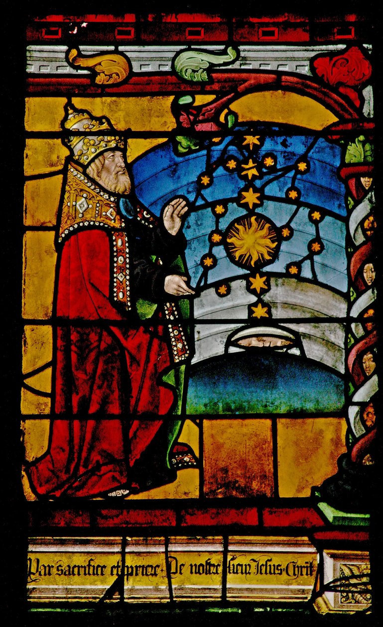 Création du soleil, de la lune et des étoiles - French School
