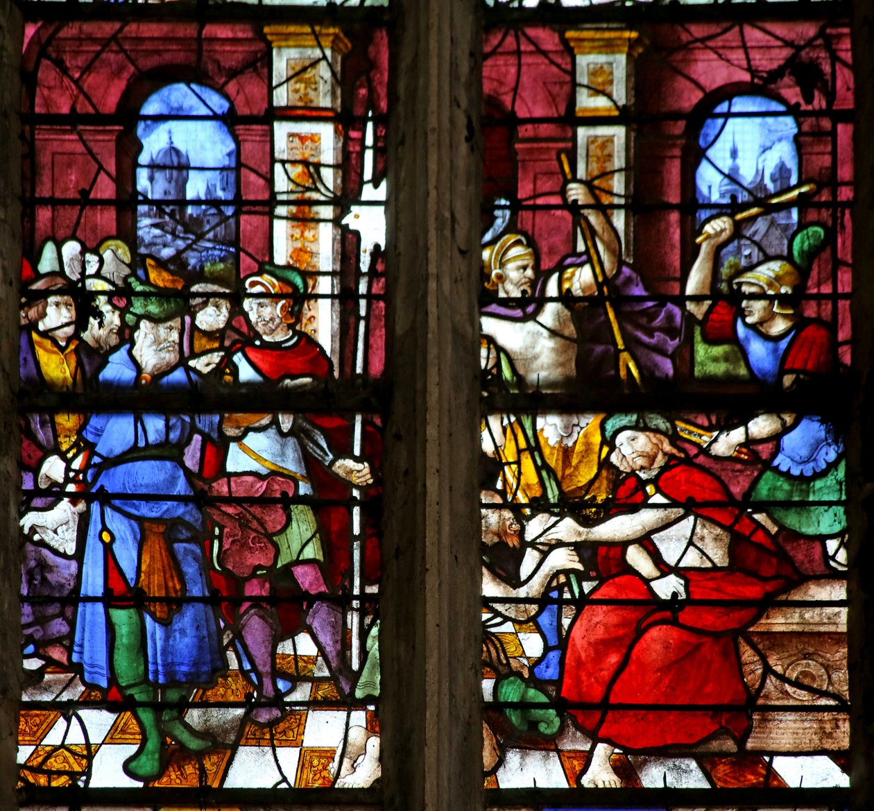 Fenêtre w1 représentant le Couronnement d