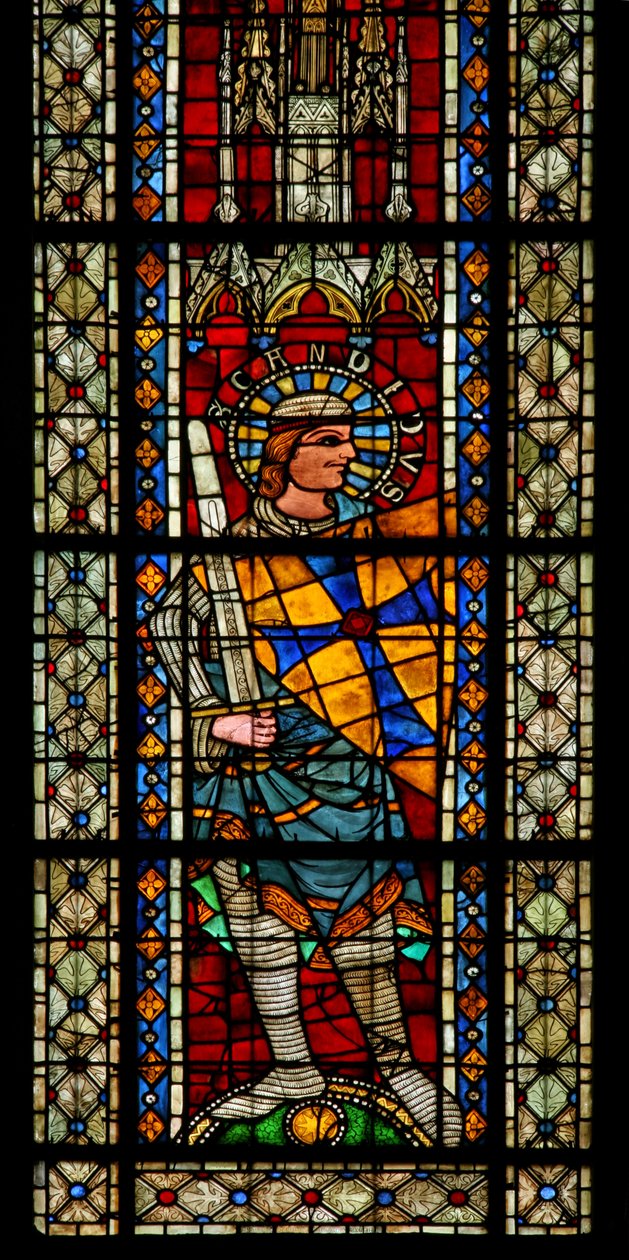 Fenêtre w203 représentant Saint Candide - French School