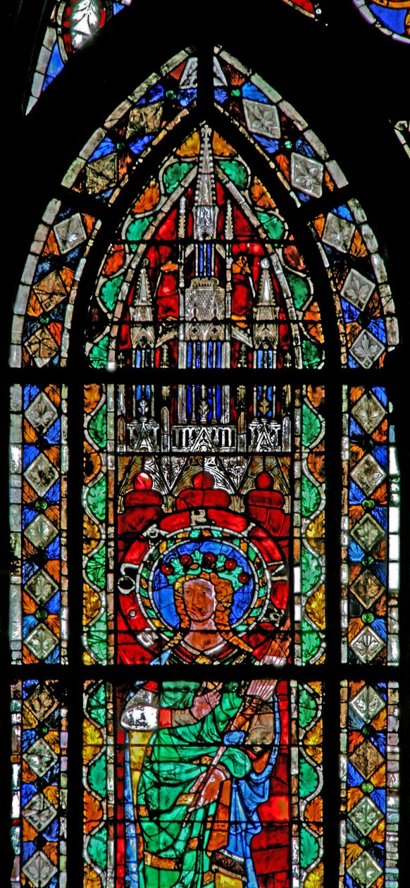 Fenêtre w204 représentant Sainte Marine - French School