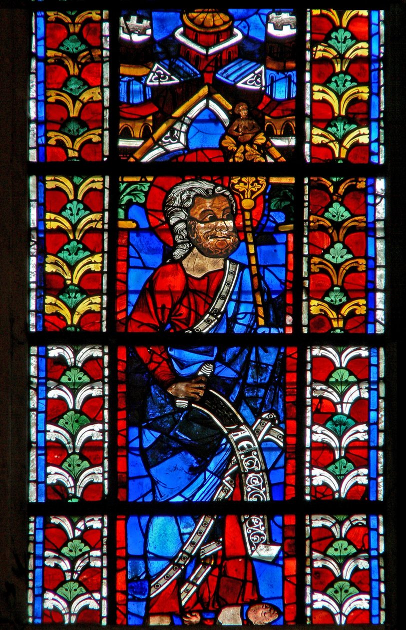 Fenêtre w211 représentant Saint Jude - French School