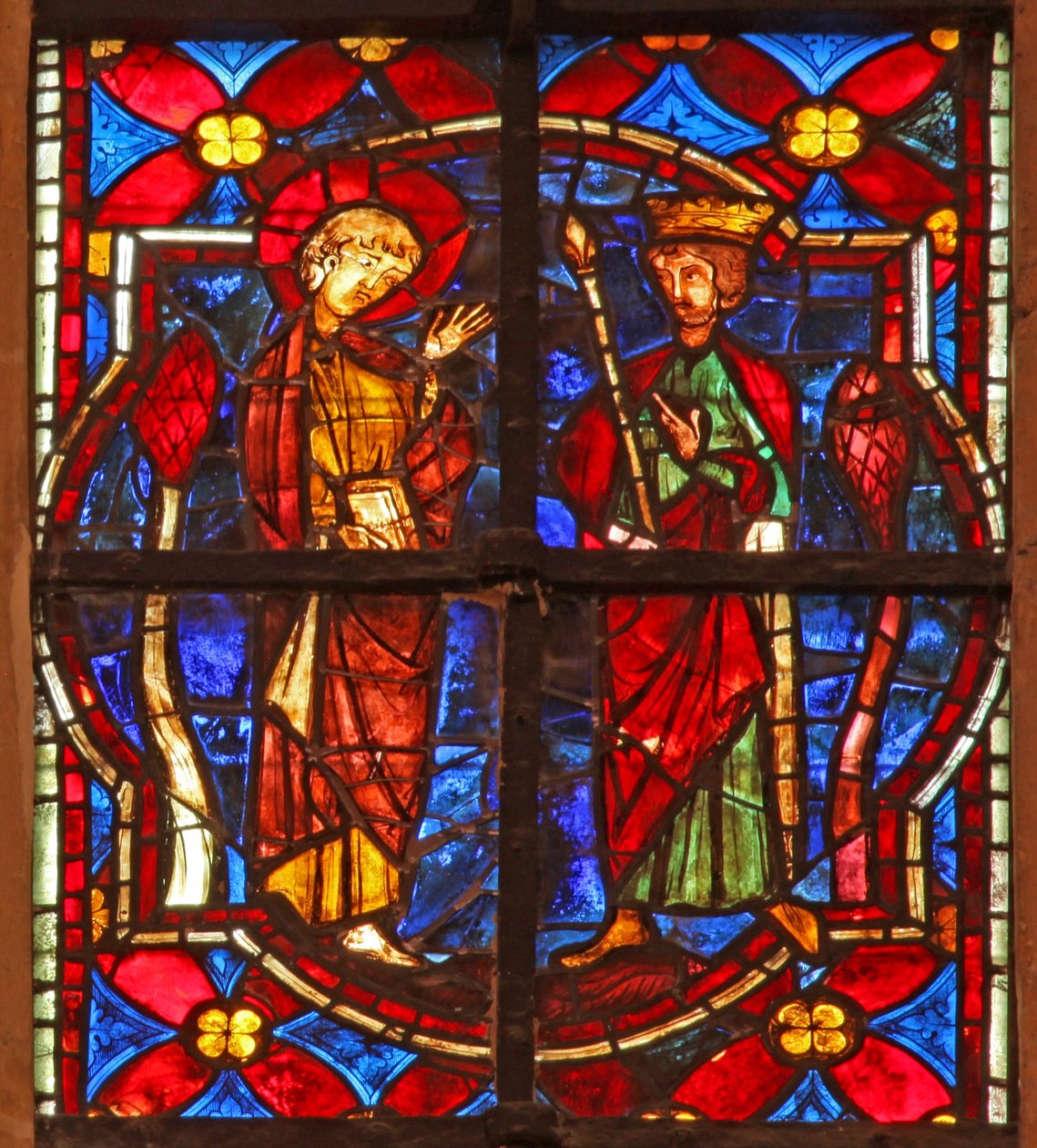 Saint Jean-Baptiste devant Hérode - French School