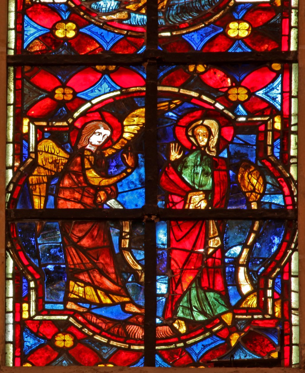 Annonciation de Saint Jean-Baptiste à Zacharie dans le temple - French School