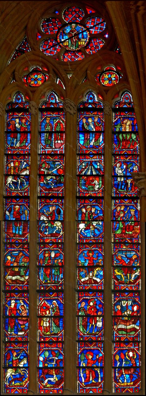 Scènes de la vie de Saint Eustache - French School