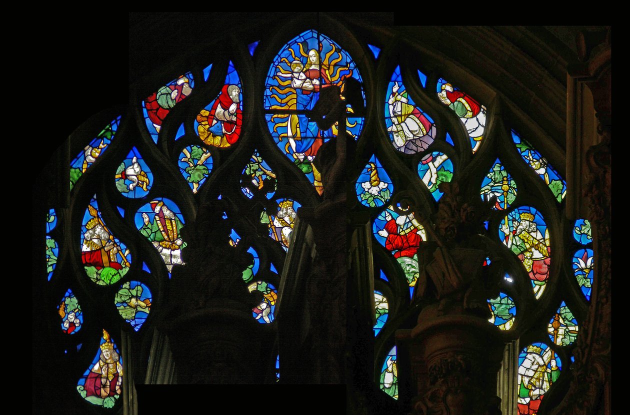 Un arbre de Jessé avec la Vierge et l