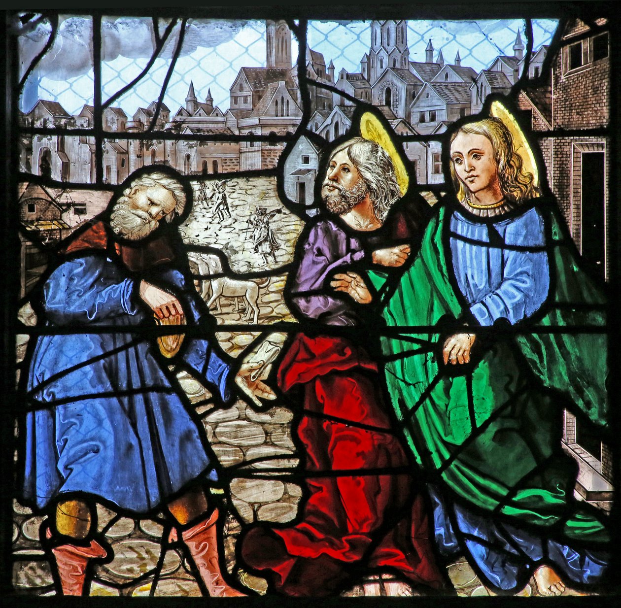 Deux apôtres donnent de l