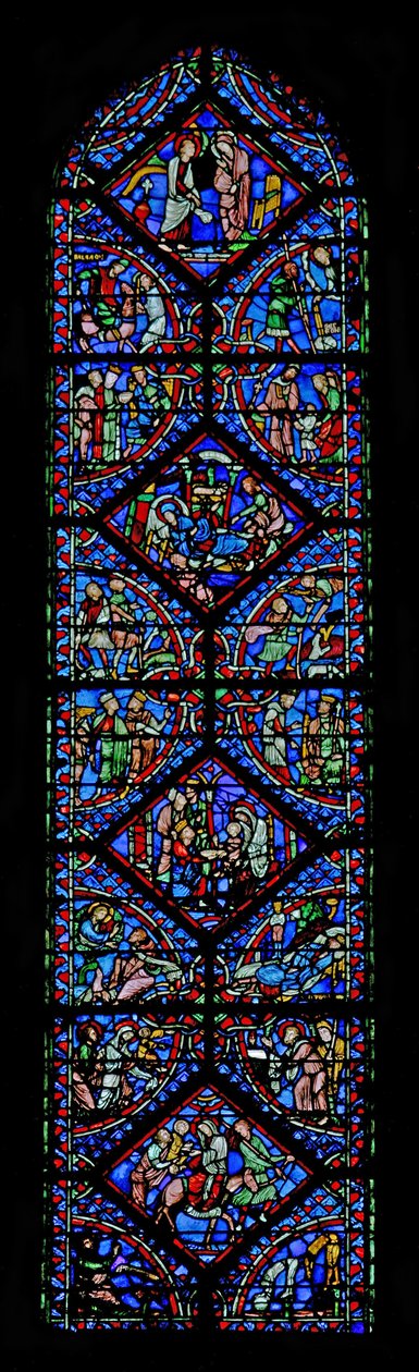 Fenêtre typologique : la Naissance du Christ - French School