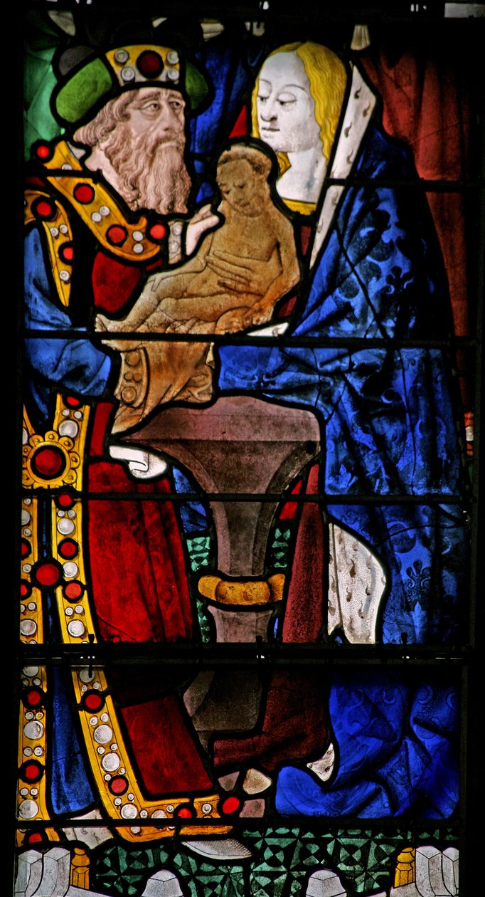 Enfance du Christ : dans le Temple avec Siméon - French School