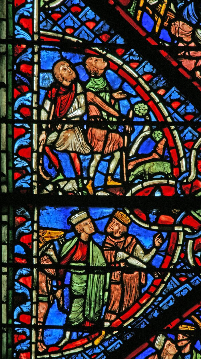 Les Mages avec Hérode; Annonciation aux bergers - French School