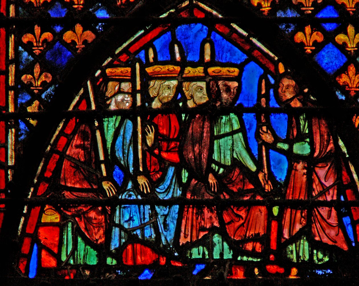 Moïse réunit les princes tributaires; rassemble leurs bâtons - French School