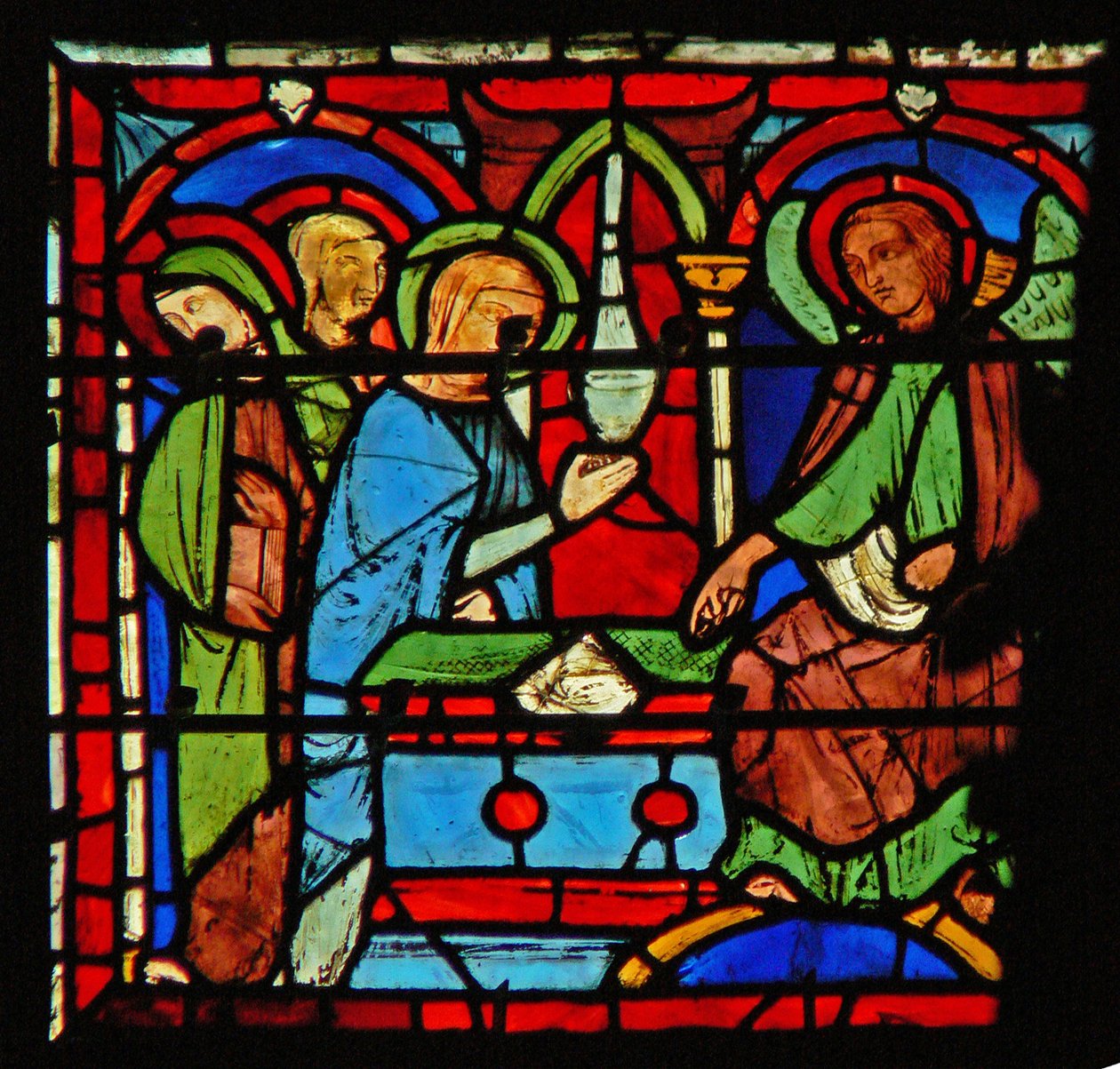 La Résurrection - Saintes femmes au tombeau - French School