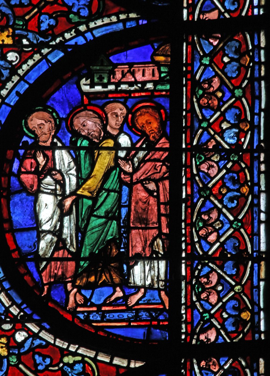 Témoins aux funérailles de la Vierge - French School