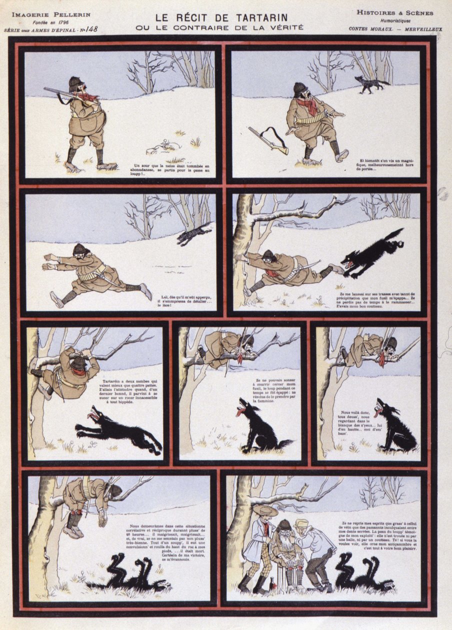 Chasse au loup, « Conte de Tartarin ou le contraire de la vérité » - image d