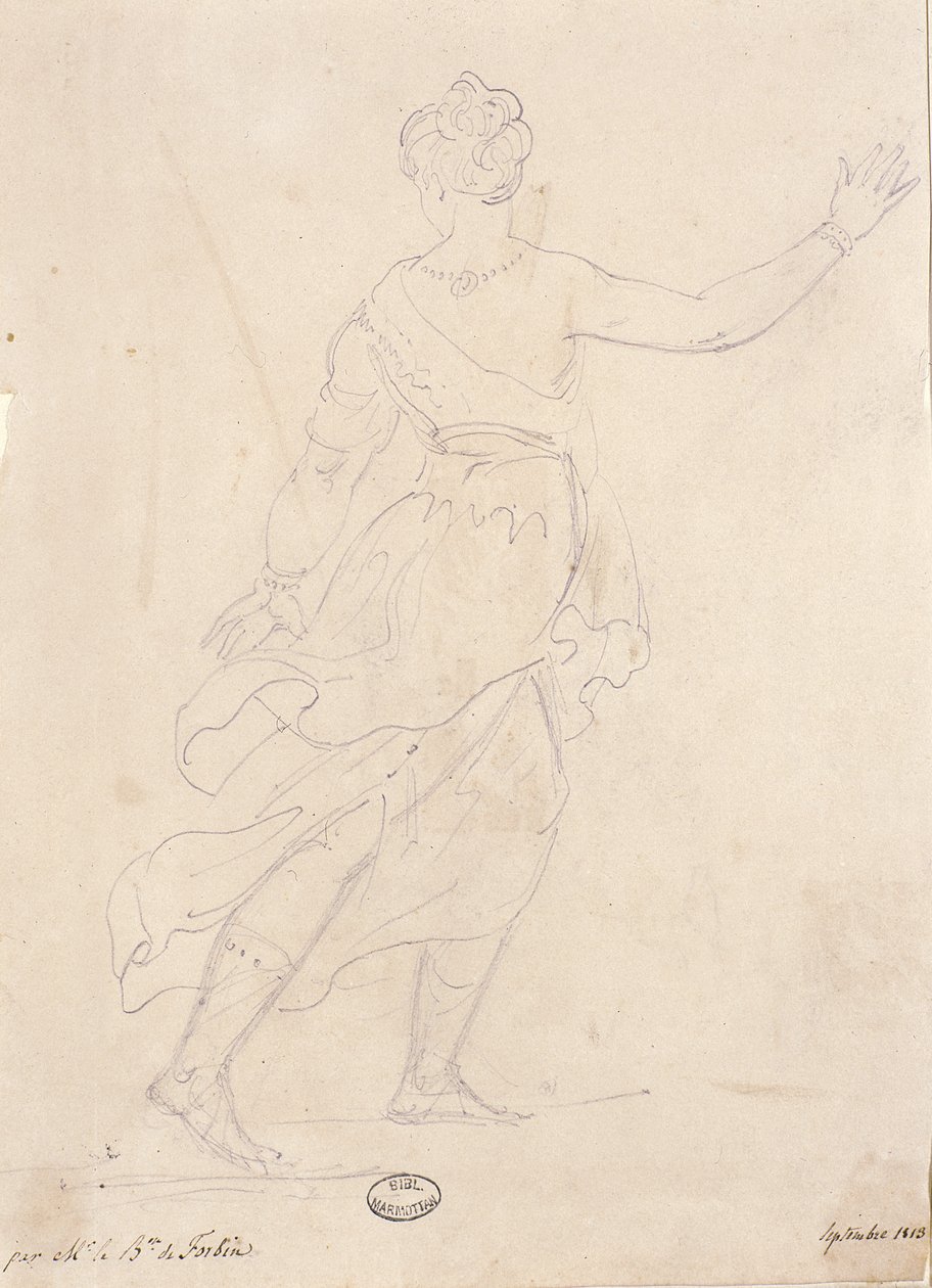 Femme de dos, 1813 - French School