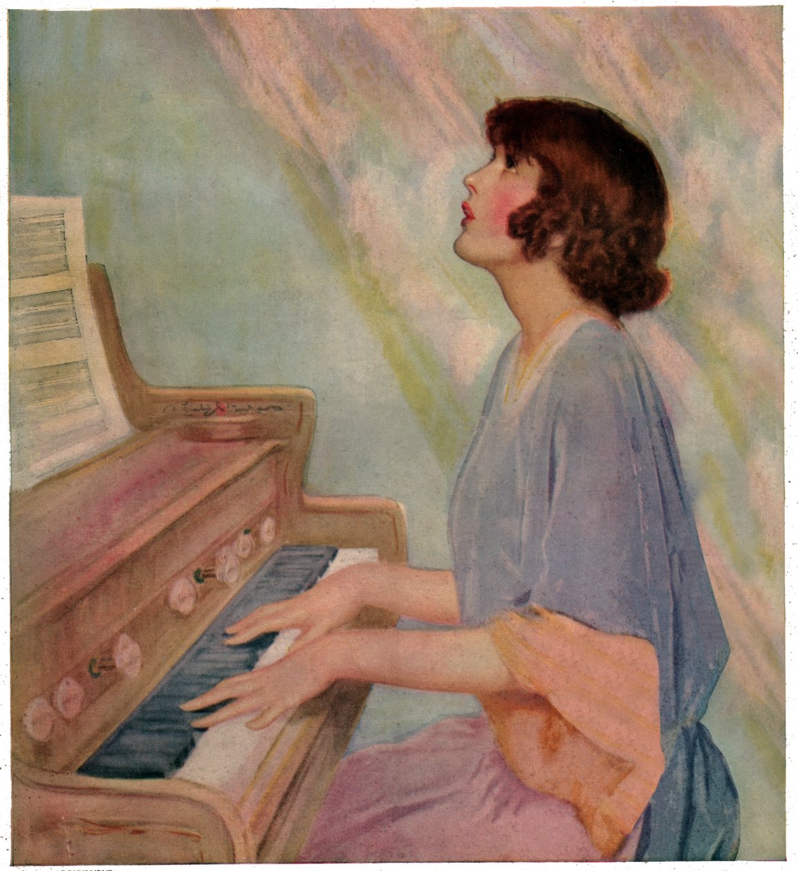 Femme jouant de l