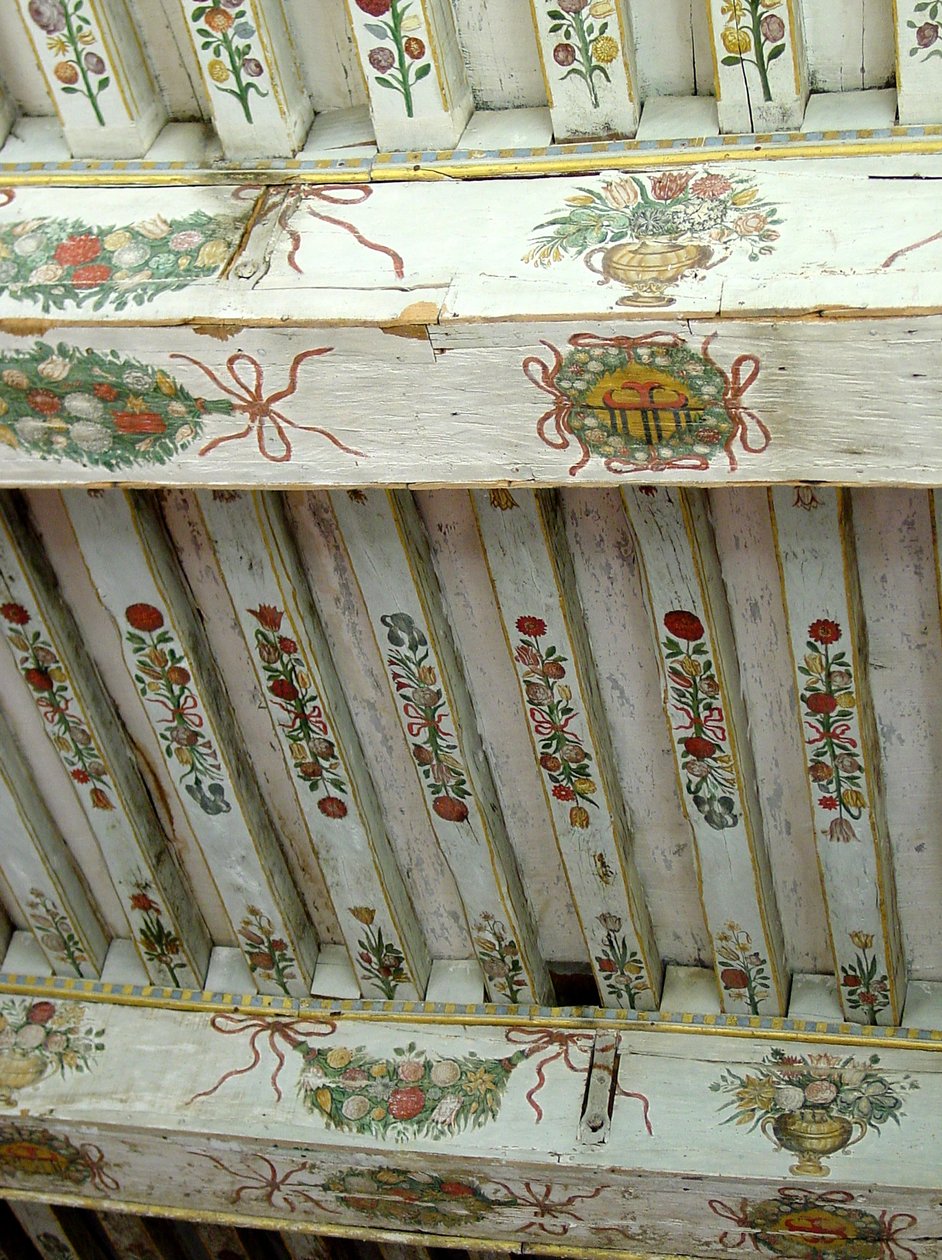 Poutres en bois, Château d