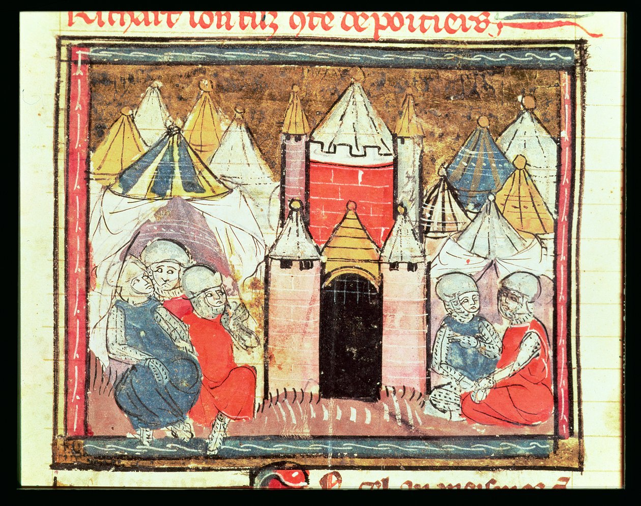 Le Siège de Château-Gaillard en 1204 lorsque Philippe Auguste de France a vaincu le roi Jean d