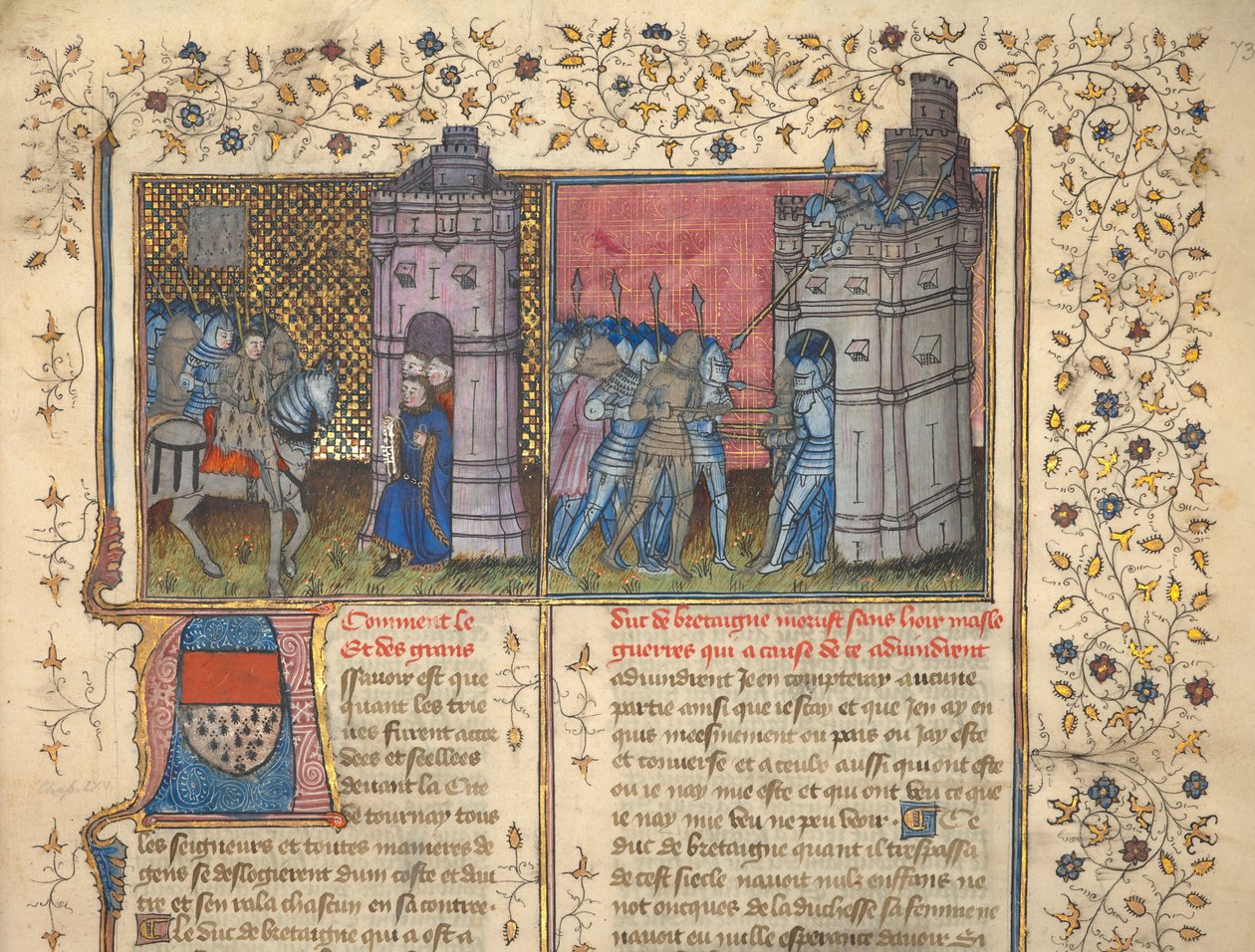 f. 73: Siège de Brest, de 