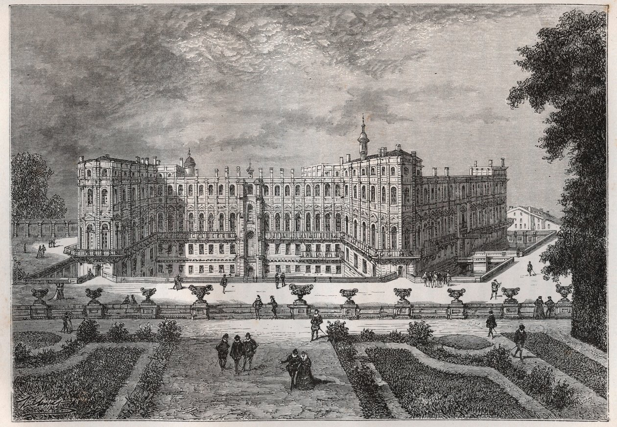 Vue du château de Saint-Germain sous Henri IV - French School