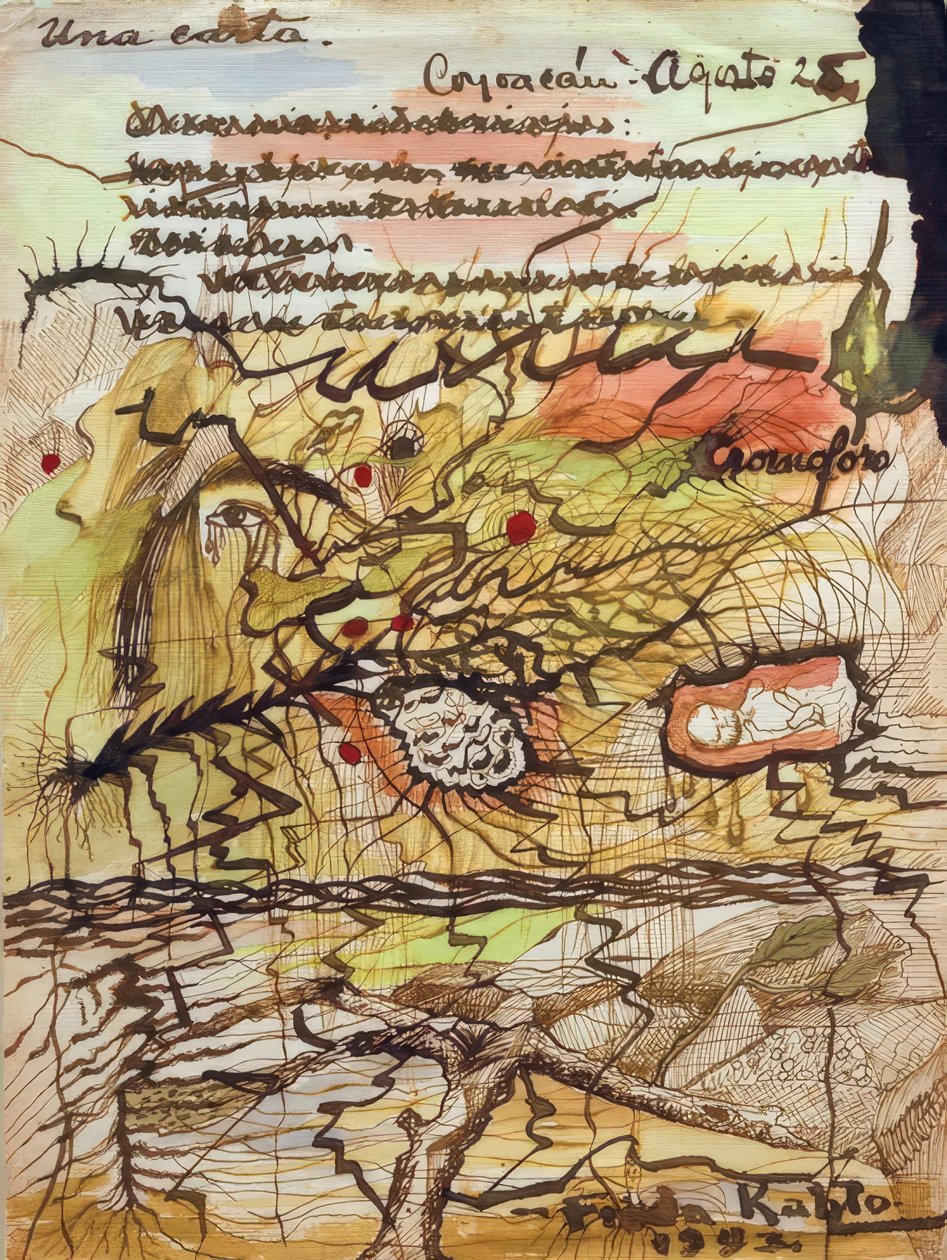 Une lettre - Frida Kahlo