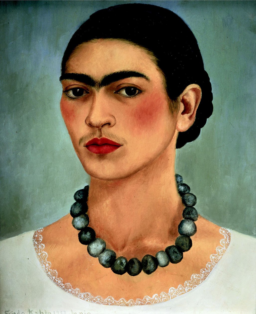 Self-Portrait avec collier - Frida Kahlo